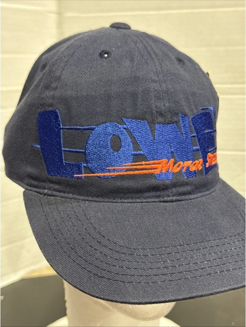 Lowe’s Motor Speedway BLOCK LETTERA NASCAR Youth Snapback Baseball Cap RARE